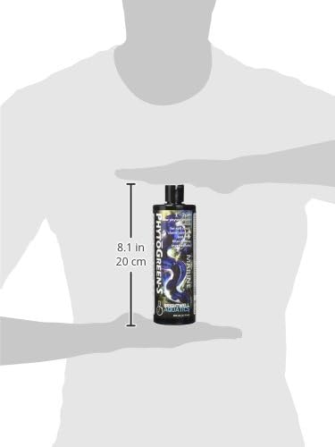 Brightwell Aquatics PhytoGreen S - Phytoplankton Suspension for Soft Corals, Clams, Sponges & Other Filter-Feeders, 500 ml