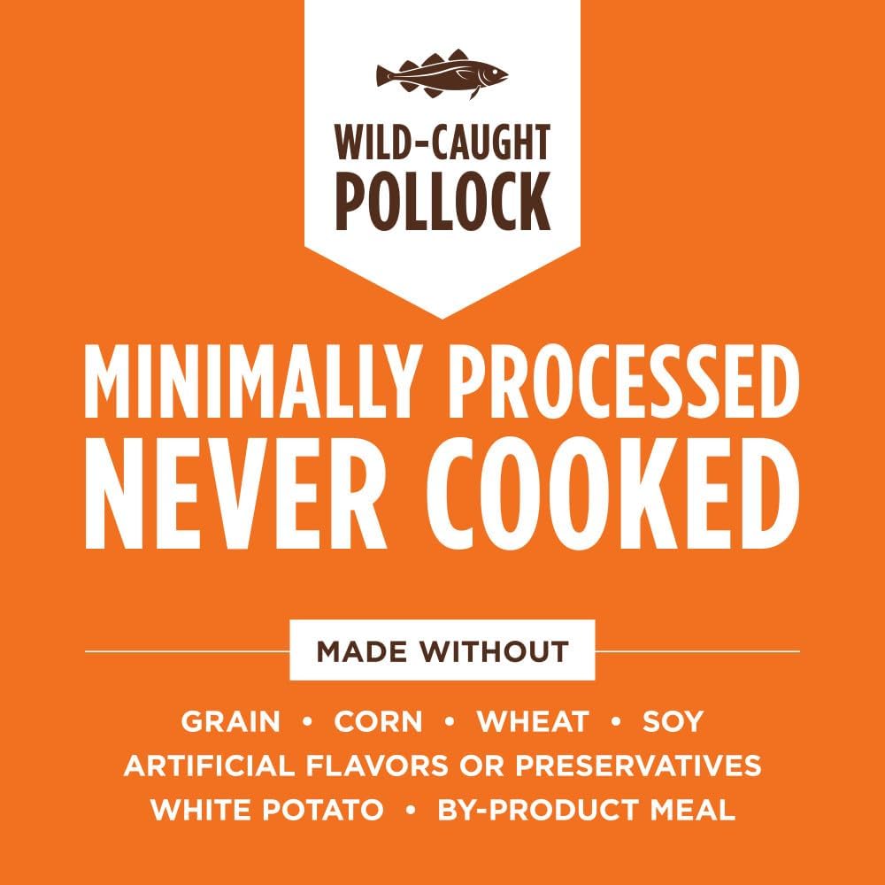 Instinct Raw Boost Mixers, Freeze Dried Dog Food Topper, Grain Free - Wild Caught Pollock, 5 oz. Bag