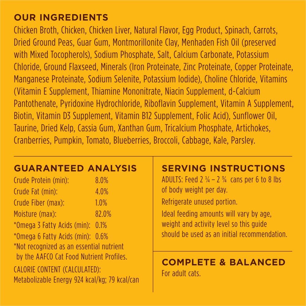 Instinct Flaked Entrée Wet Canned Cat Food - Chicken, 3 oz. Cans (Pack of 24)