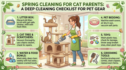 Spring Cleaning for Cat Parents: A Deep Cleaning Checklist for Pet Gear