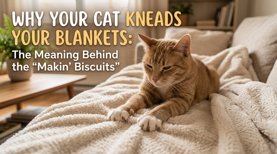 Why Your Cat Kneads Your Blankets: The Meaning Behind the "Makin' Biscuits"