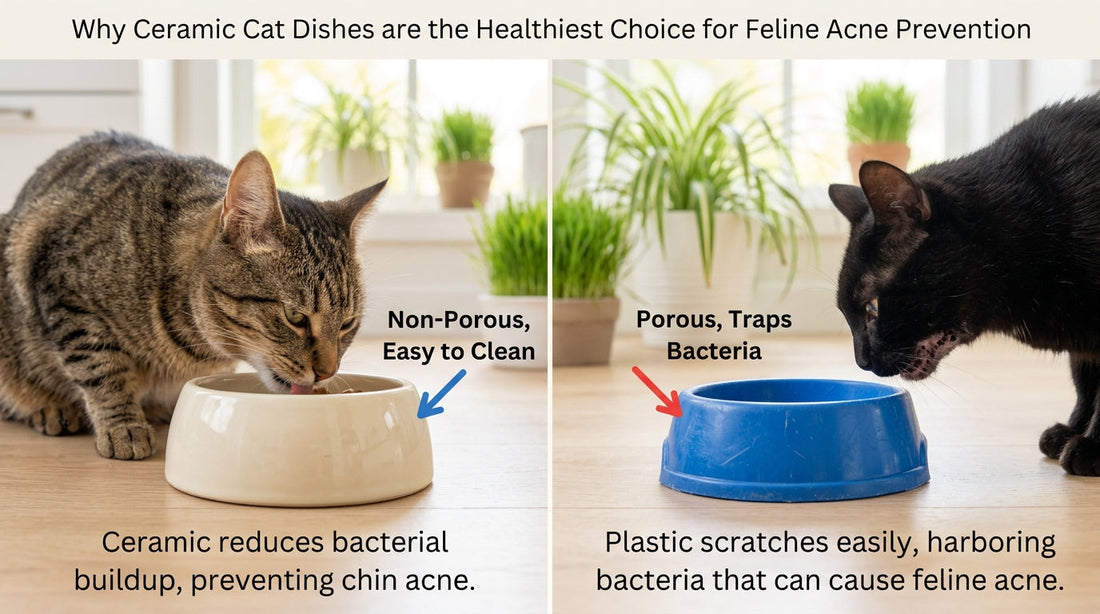 Why Ceramic Cat Dishes Are the Healthiest Choice for Feline Acne Prevention