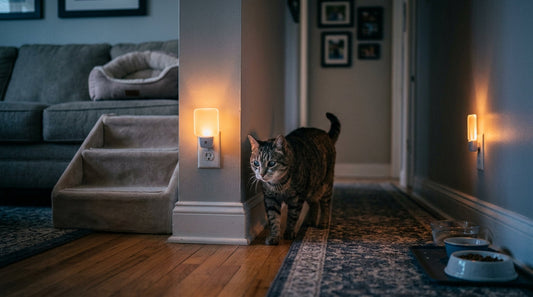 The Importance of Night Lights for Senior Cats with Fading Vision