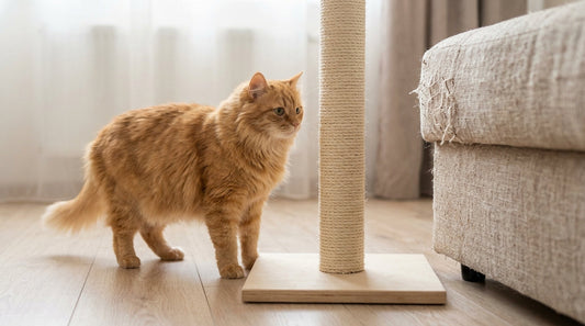 How to Teach Your Cat to Use a New Scratching Post Using Catnip