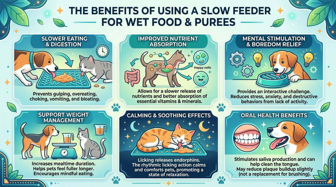The Benefits of Using a Slow Feeder for Wet Food and Purees