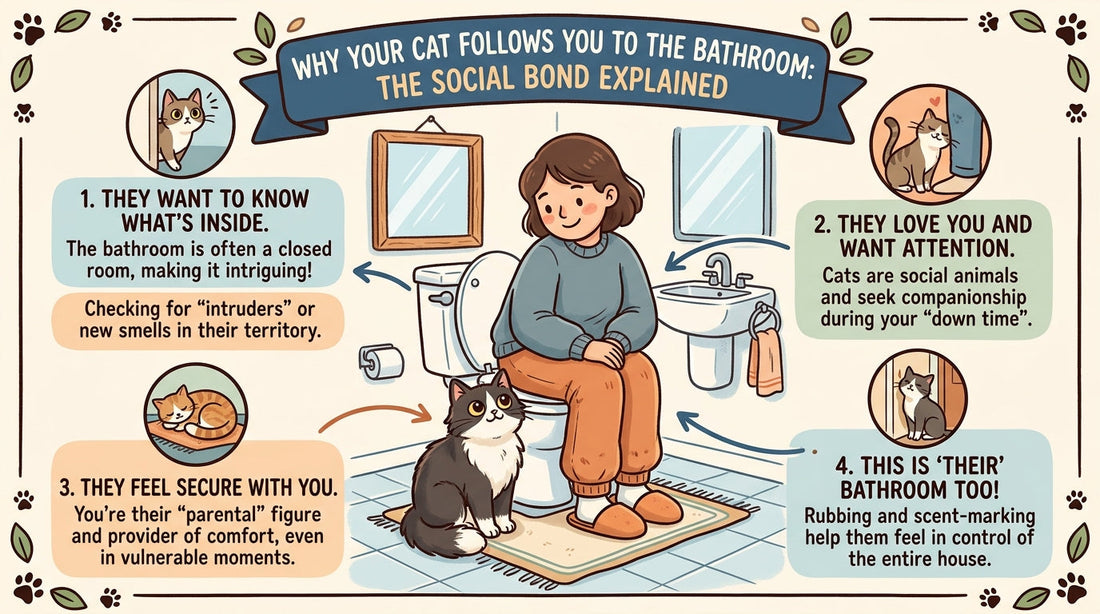 Why Your Cat Follows You to the Bathroom: The Social Bond Explained