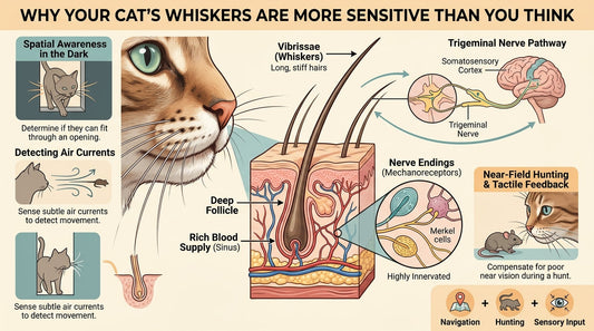 Why Your Cat’s Whiskers Are More Sensitive Than You Think