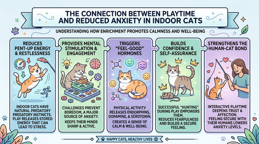 The Connection Between Playtime and Reduced Anxiety in Indoor Cats