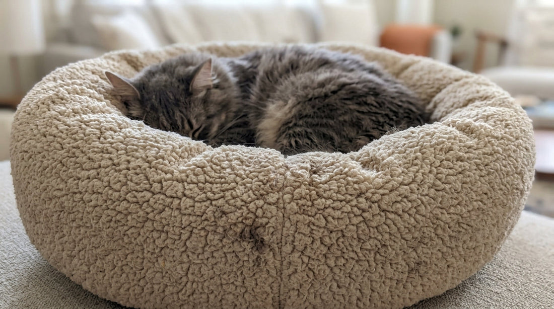 How to Clean Sweat and Oils from Your Cat's Favorite Fabric Beds