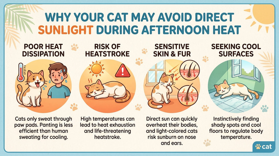 Why Your Cat May Avoid Direct Sunlight During Afternoon Heat