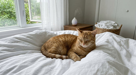 Why Your Cat May Prefer Freshly Washed Bedding in Humid Weather