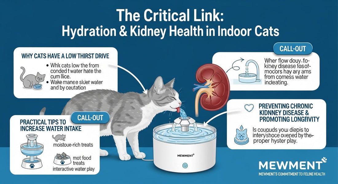 The Connection Between Hydration and Kidney Health in Indoor Cats