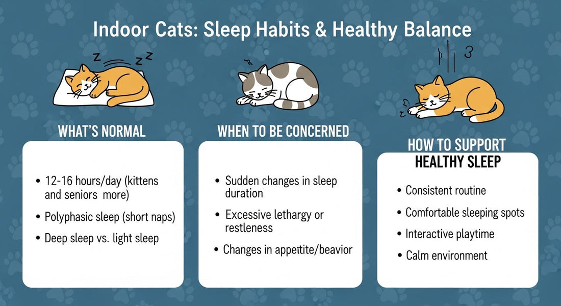 How to Support an Indoor Cat That Sleeps All Day