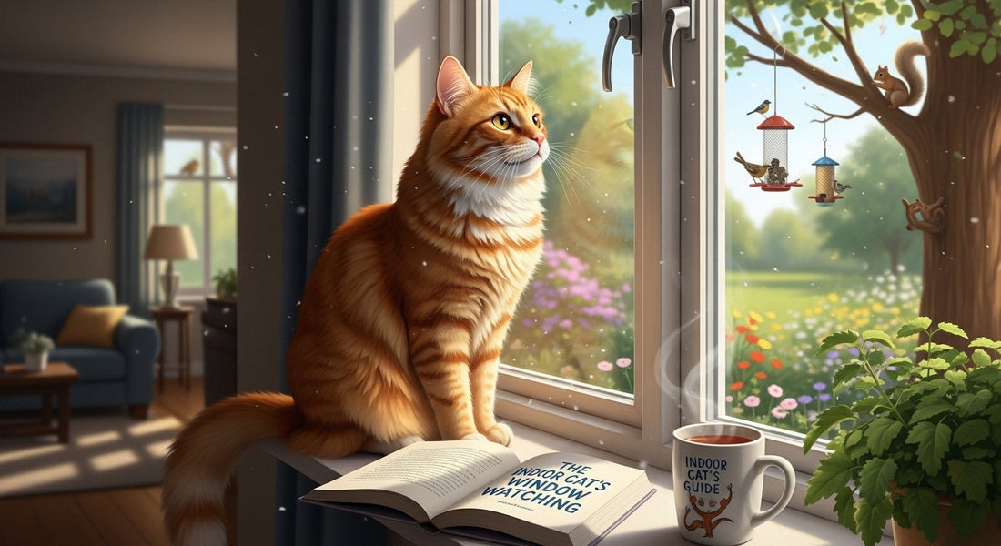 The Role of Observation and Window Time in Indoor Cat Happiness