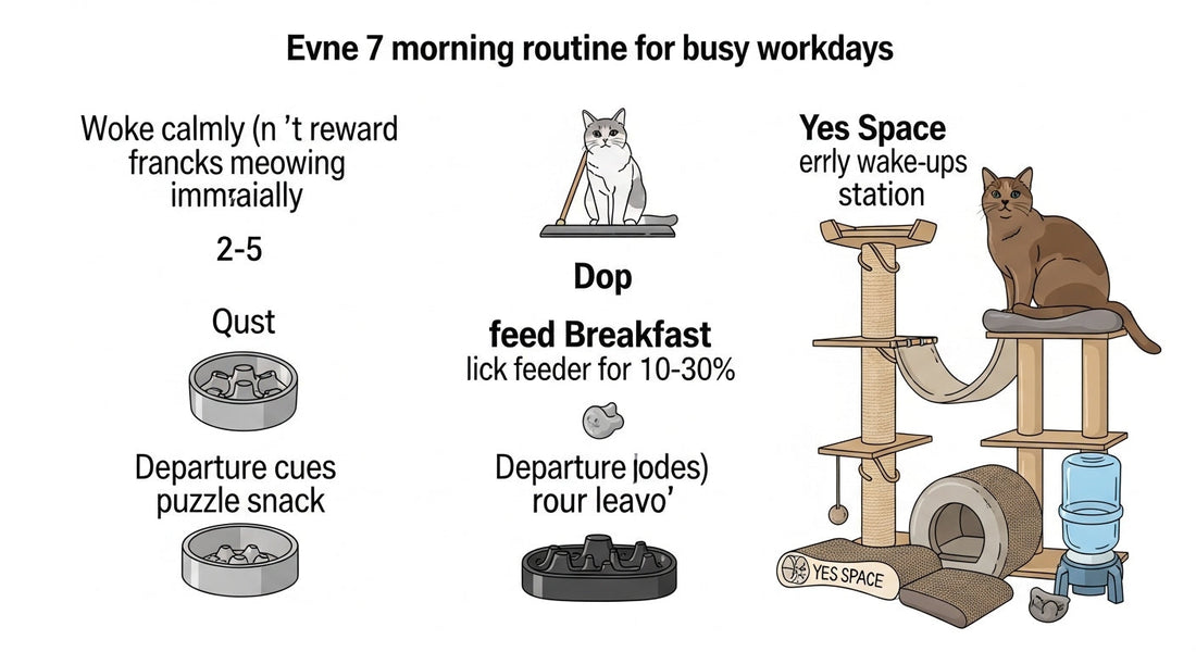 How to Create a Calm Morning Routine for Cats (Even on Busy Workdays)