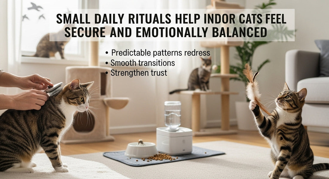 Why Indoor Cats Thrive on Small, Predictable Rituals