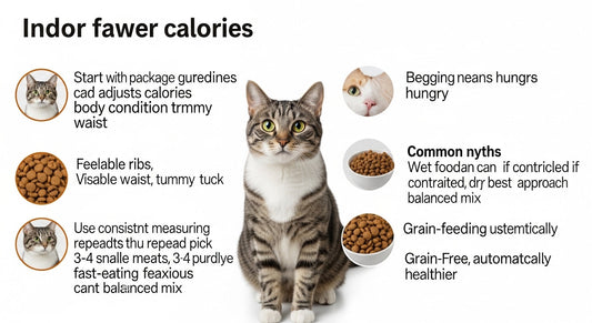 Indoor Cat Nutrition Basics: Portion Sizes, Feeding Schedules, and Common Myths
