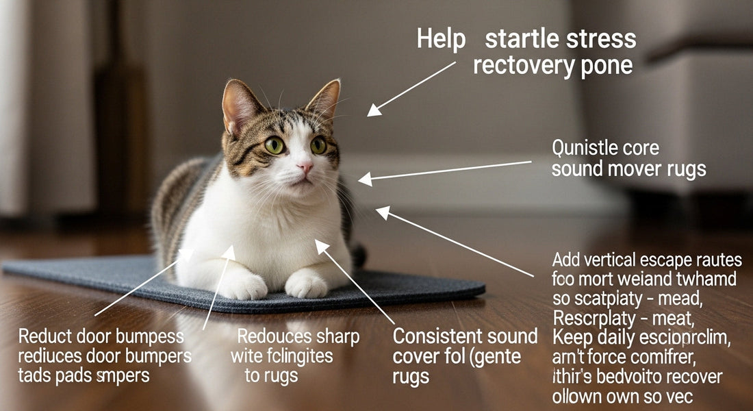 Noise & Cats: How to Reduce Startle Stress in Apartments