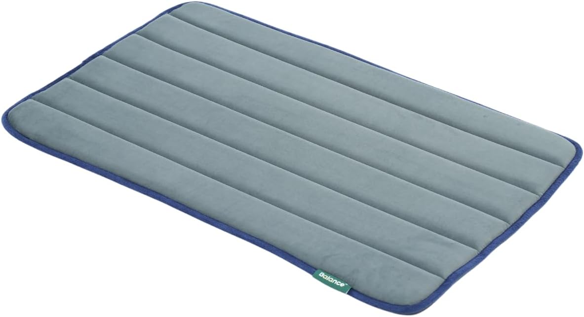 BALANCE Dog Crate Pad, Dog Foam Crate Mat Kennel Pad, Washable Water-Resistant Pet Bed Flat Dogs Cage Mat for Medium Dogs