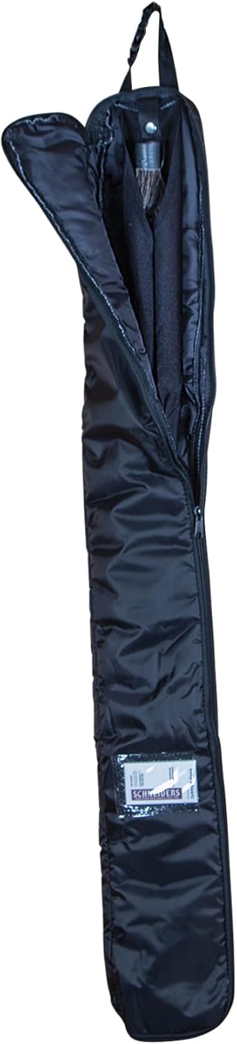 Dura-Tech Deluxe Fake Horse Tail Bag | Protects Fake Horse Tail | Full-Length Zipper | Tangle-Free Lycra Sleeve | Secure Tail Fastener | Handy ID Pocket | Color Black