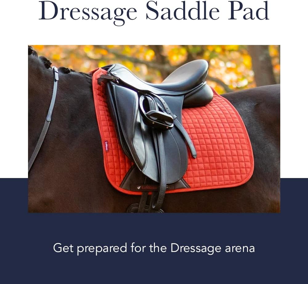 LeMieux Suede Dressage Square - English Saddle Pads for Horses - Equestrian Riding Equipment and Accessories