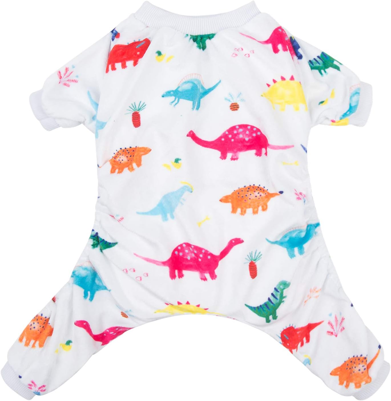 CuteBone Dog Halloween Pajamas Puppy Onesies Small Dogs Soft Pjs Coat Cat Apparel Comfy Pet Christmas Clothes Outfit Doggie Bodysuit P01XL