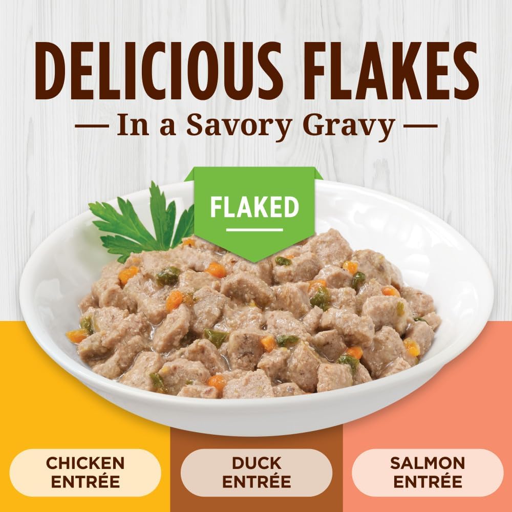 Instinct Flaked Entrée Wet Canned Cat Food - Variety Pack, 5.5 oz. Cans (Pack of 12)