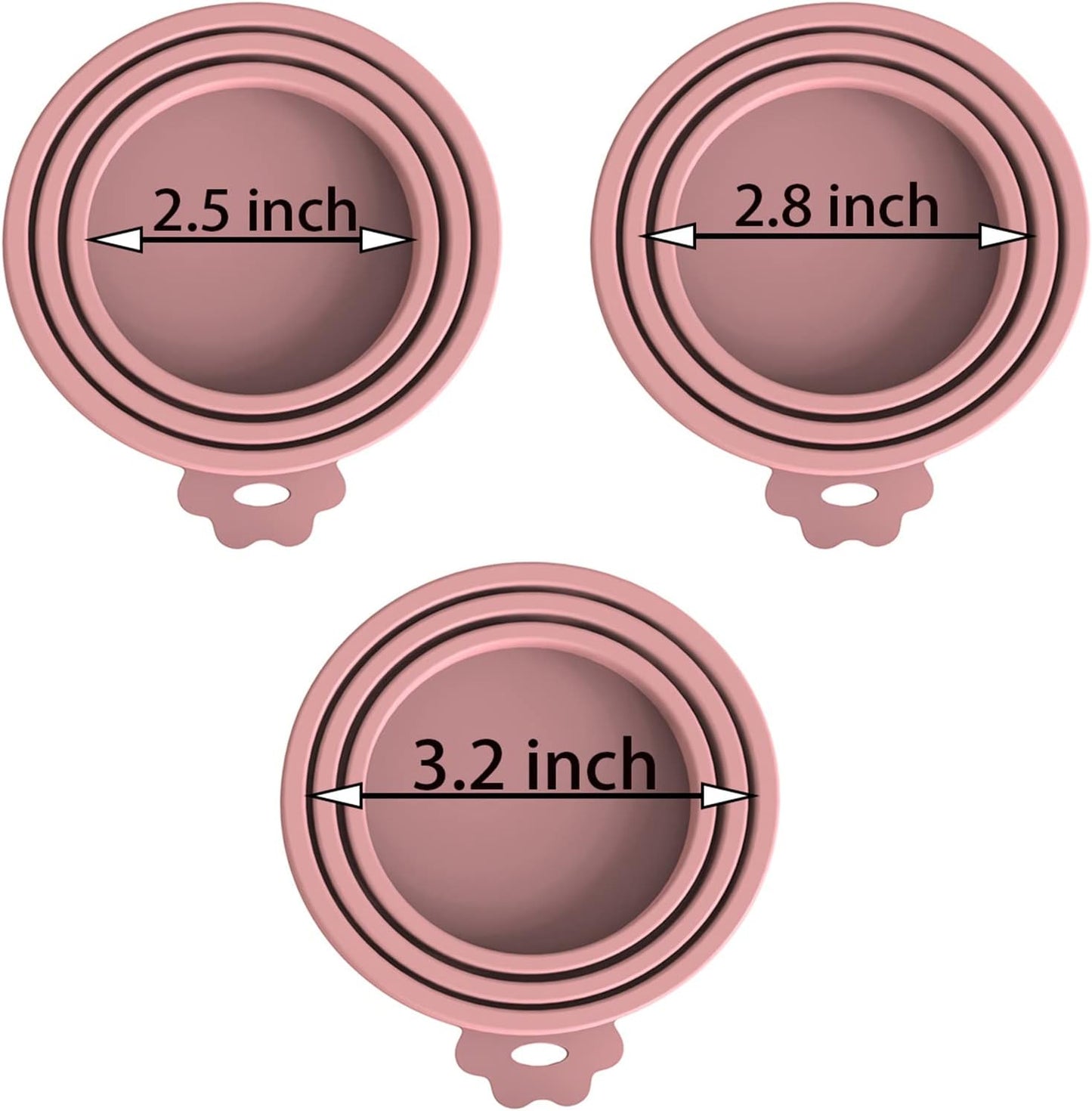 WANBAO Food Can Lids Pet Can Covers 6 Pcs for All Standard Size Dog and Cat Food Can Lids, Mix Color Dark Blue, Dark Green