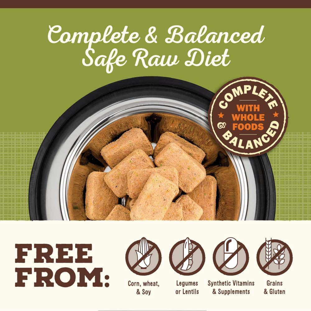 Primal Freeze Dried Raw Dog Food Nuggets, Lamb, Complete & Balanced Meal, Also Use as Topper or Treat, Premium, Healthy, Grain Free, High Protein Raw Dog Food, 14 oz