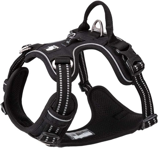 TRUE LOVE Dog Harness No Pull Nylon Reflective Pet Harness Adjustable Comfortable Control Step-in Brilliant Colors Truelove TLH56512