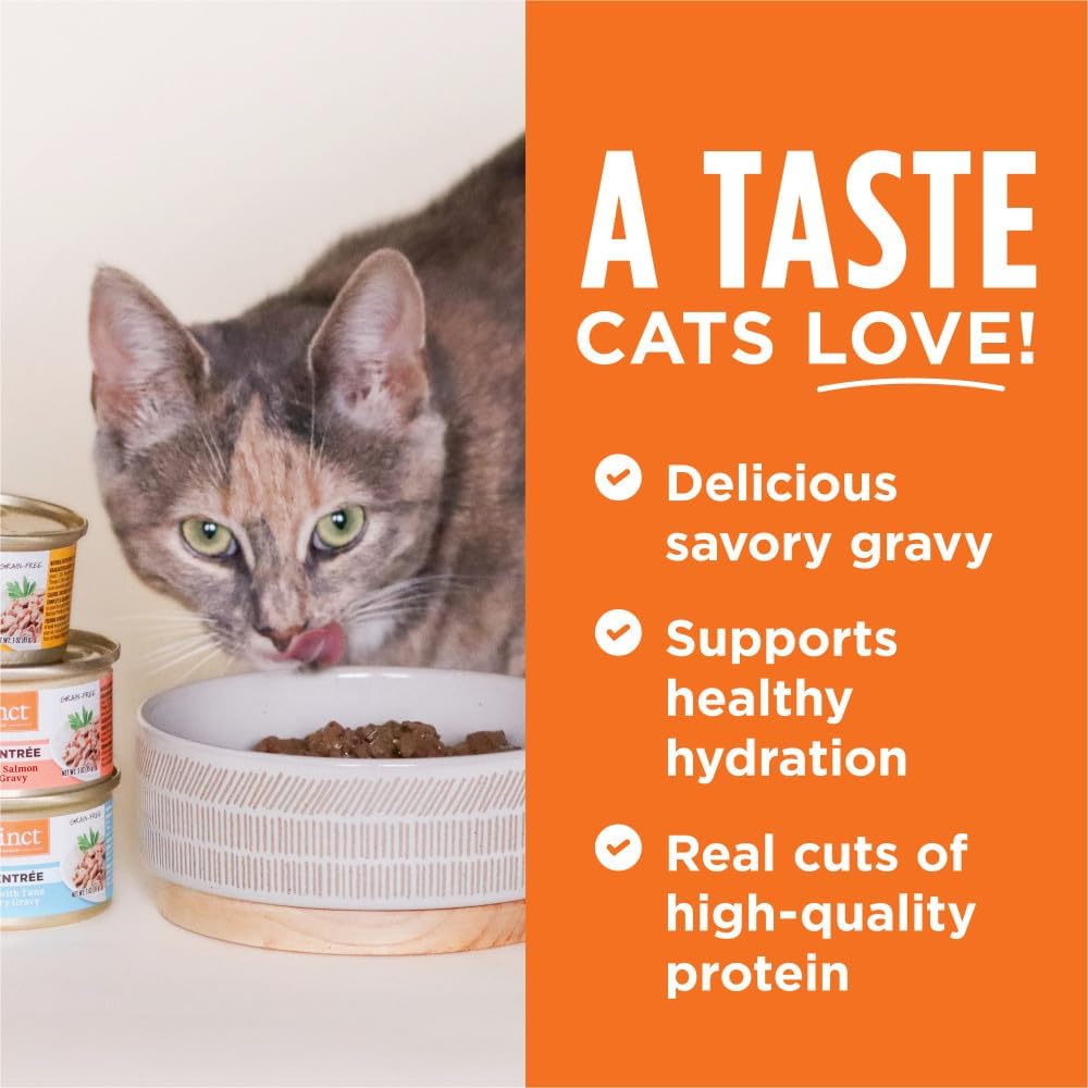 Instinct Flaked Entrée Wet Canned Cat Food - Tuna, 3 oz. Cans (Pack of 24)