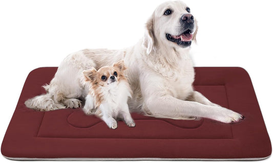 JoicyCo Extra Large Dog Bed Crate Mat 47 in Non-Slip Washable Soft Mattress Kennel Pads