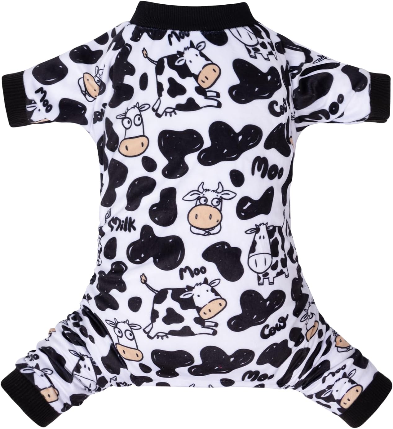 CuteBone Dog Halloween Pajamas Puppy Onesies Small Dogs Soft Pjs Coat Cat Apparel Comfy Pet Christmas Clothes Outfit Doggie Bodysuit P281XS