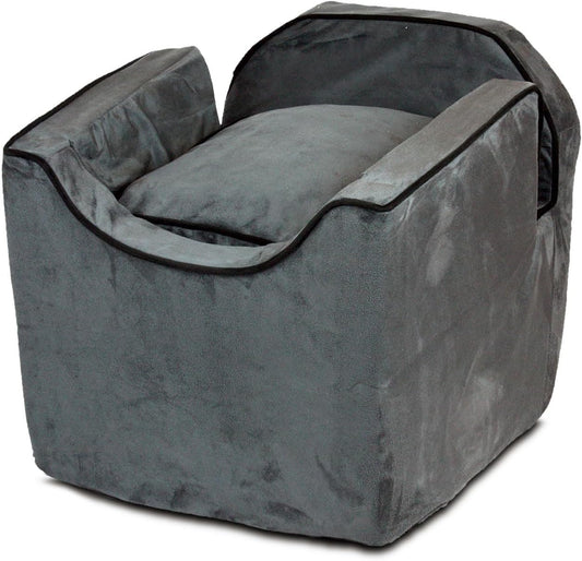 Snoozer Luxury Lookout Pet Car Seat, Small Luxury I, Anthracite/Black