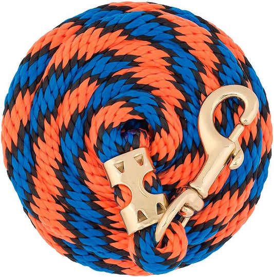 Weaver Equine Performance Lead Rope, Long Horse Lead Rope with Quick Halter Attachment, Soft Comfort Grip, Barn Horse Tack for Daily Use & Showing