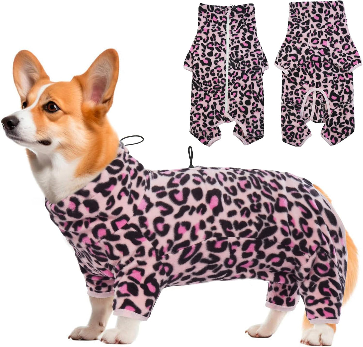 ROZKITCH Winter Coat for Dogs Large, Pet Windproof Warm Cold Weather Jacket Vest with Luminous Zipper, Jumpsuit Apparel Outfit Clothes for Large Giant Dog L-Pink 3XL