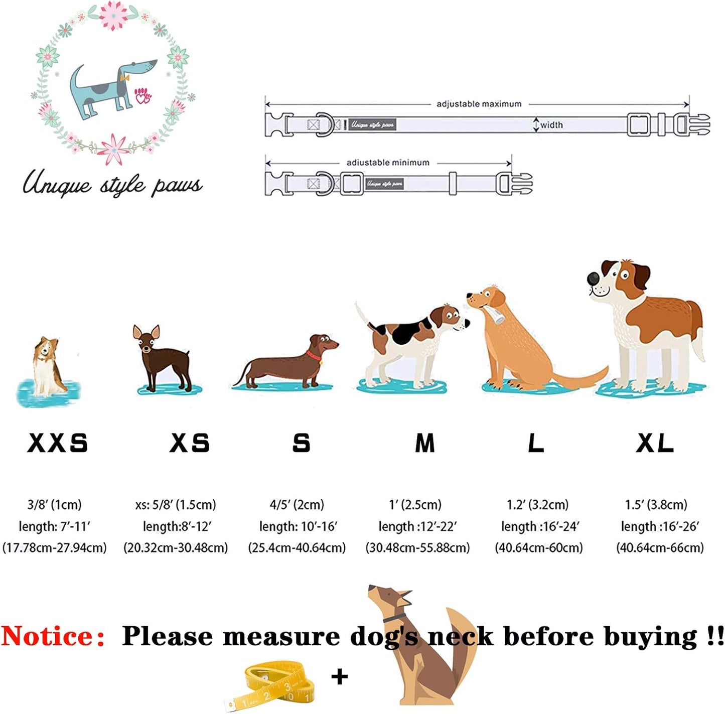Unique style paws Halloween Dog Collar with Bow Tie Pumpkin Cotton Collar Adjustable Puppy Collar for Small Medium Large Dogs-S