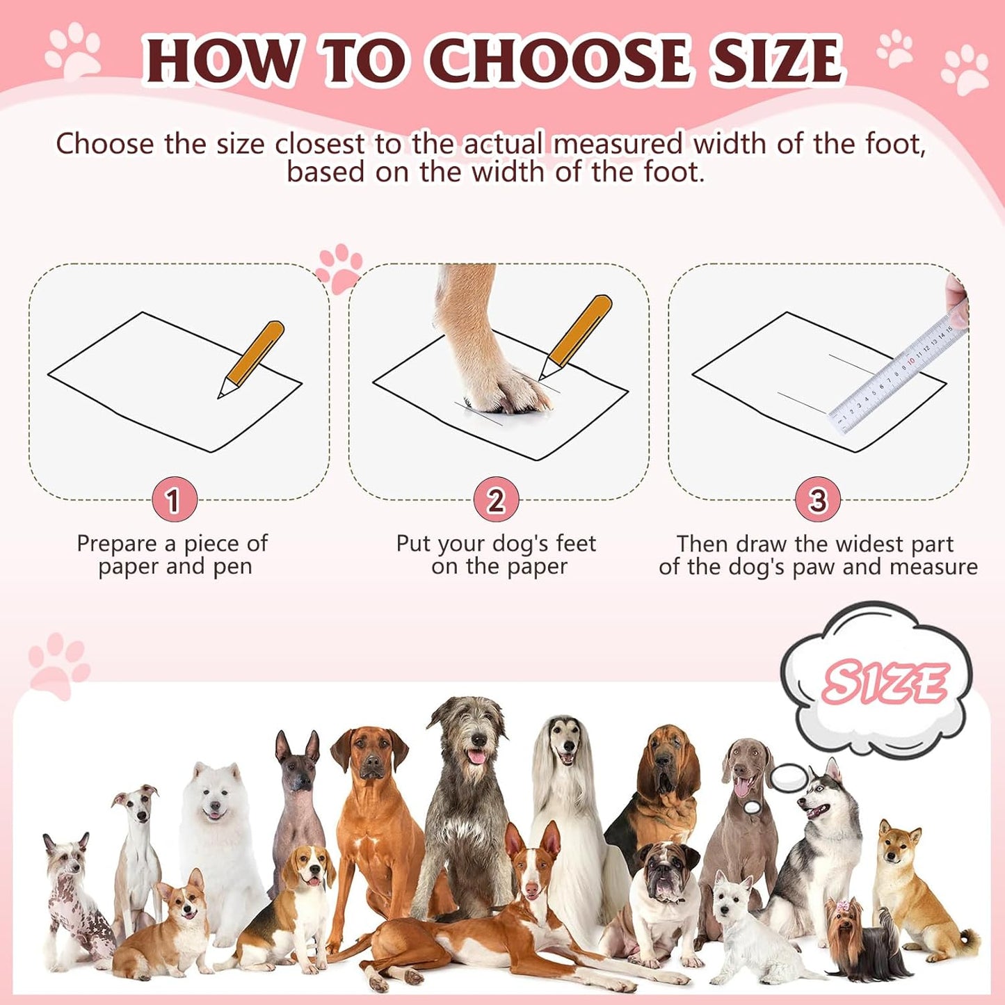 Dog Shoes for Large Medium Small Dog, Mesh Breathable Dog Shoes for Hot Pavement, Anti-Slip Dogs Boots Paw Protectors with Reflective for Outdoor Walking Indoor Hardfloors (Size 1)