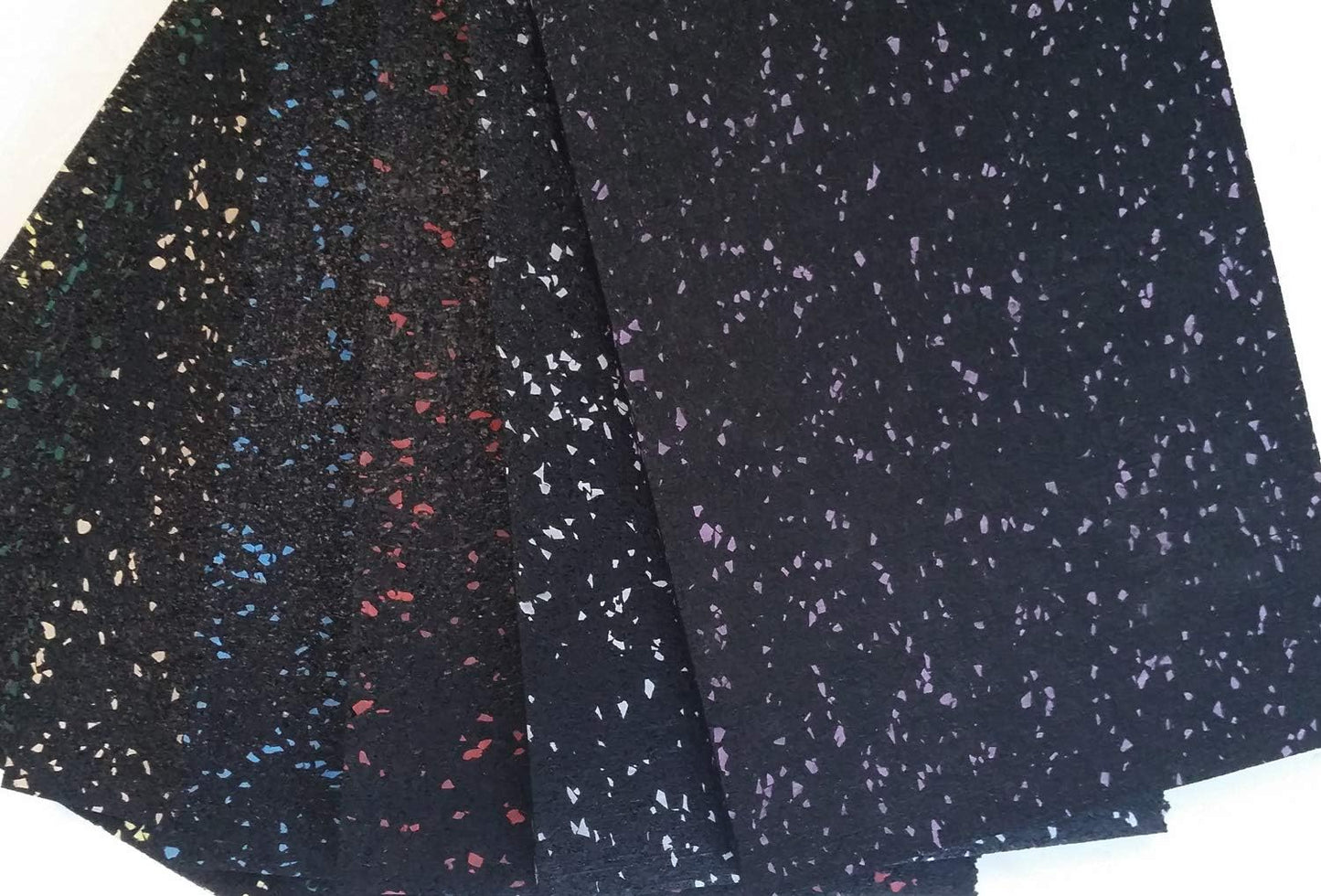 American Floor Mats 1/4in (7mm) Thick 10% Blue 4' x 13' Heavy Duty Rubber Rolls, Protective Exercise Mats, Home Gym Rubber Flooring