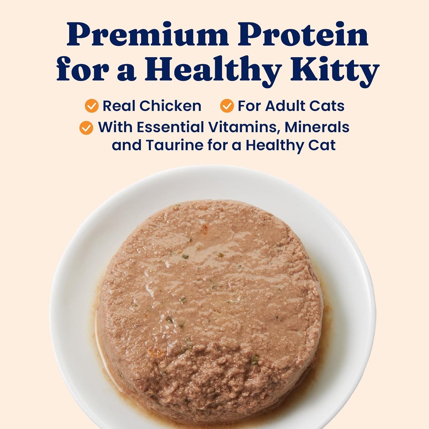 Solid Gold Wet Food Pate Flavorful Feast - 3 Count Sample Pack - Canned Cat Food Made with Real Chicken - Grain Free for Sensitive Stomach & Healthy Living