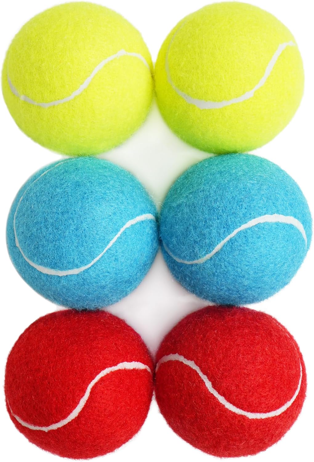 Prime Pets Toys for Dogs, 2.5 Inch Dog Toys, Interactive Pet Dog Toy Balls for Medium, Large Dogs, Tennis Balls for Dogs