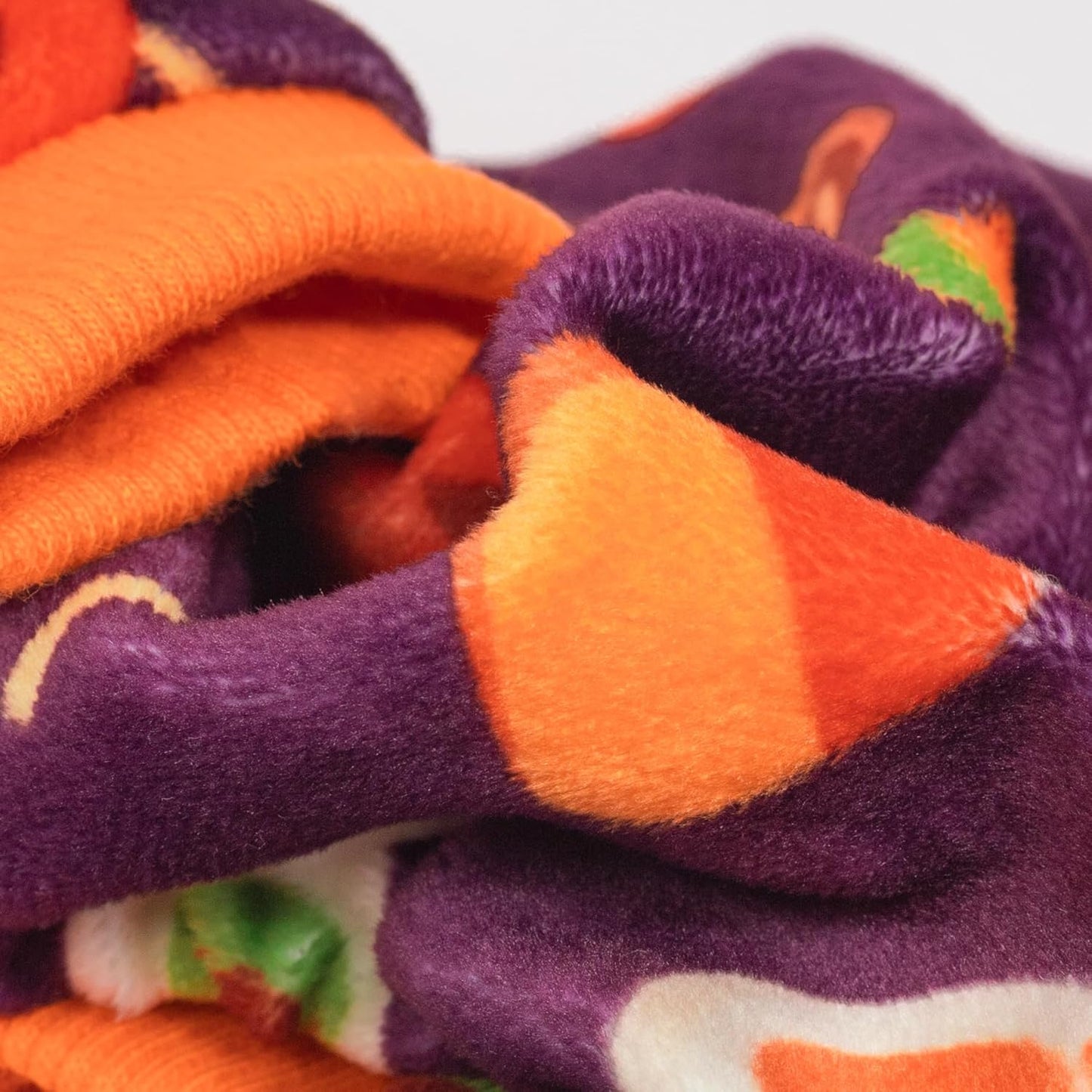 Fitwarm Halloween Candy Dog Pajamas, Funny Costumes for Small Dogs Boy Girl, Pet Outfit, Purple, Orange, XXL