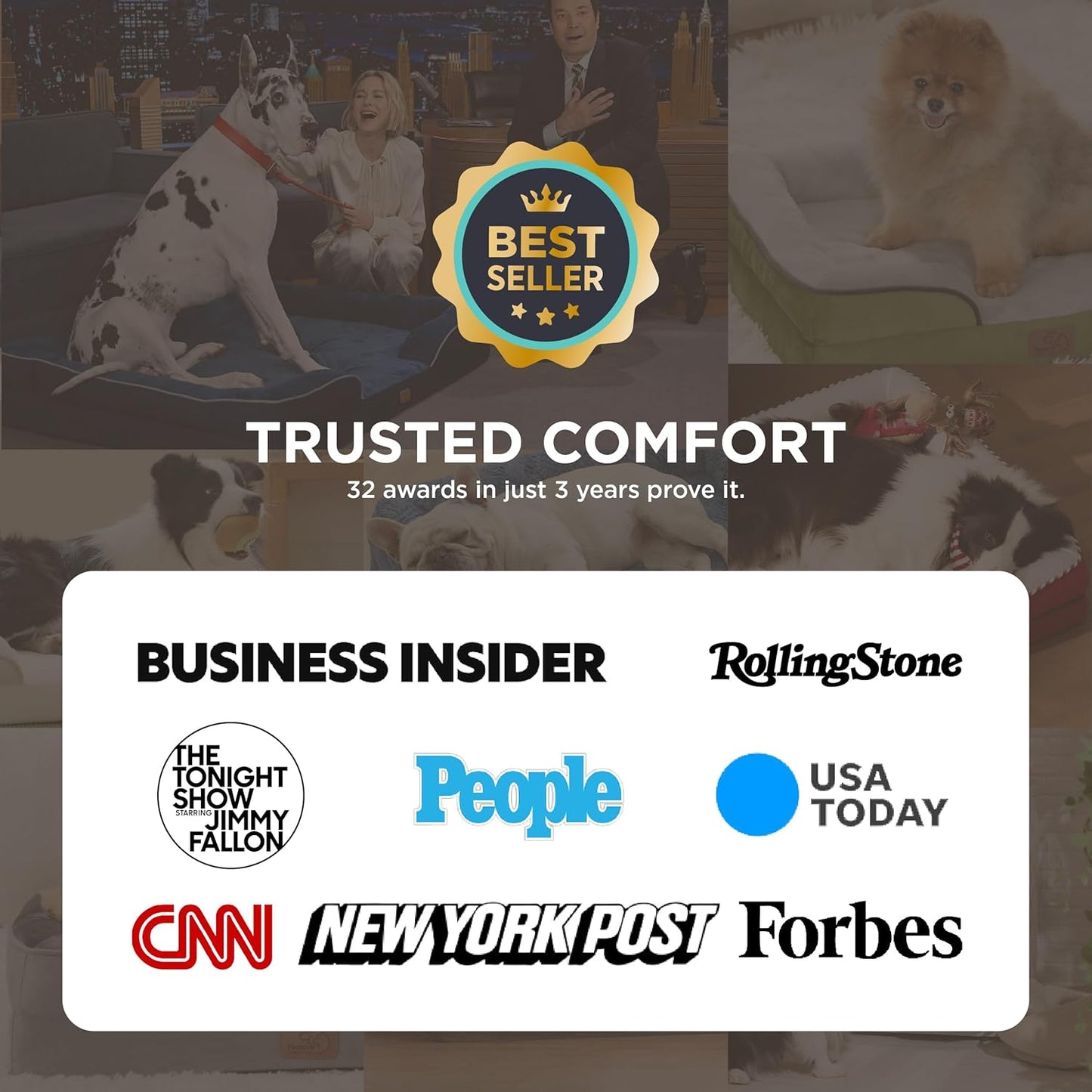 Bedsure Orthopedic Dog Bed Medium Size Dogs - Washable Medium Dog Cat Bed Waterproof, Comfort Pet Couch Sofa with Washable Removable Cover, Pets Bed with Nonskid Bottom, Black, 28"
