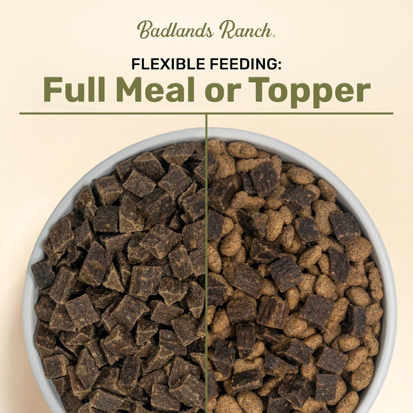 BADLANDS RANCH - Superfood Complete, Air-Dried Adult Dog Food - High Protein, Zero Fillers, Superfood Nutrition by Katherine Heigl (24 oz., Premium Chicken)