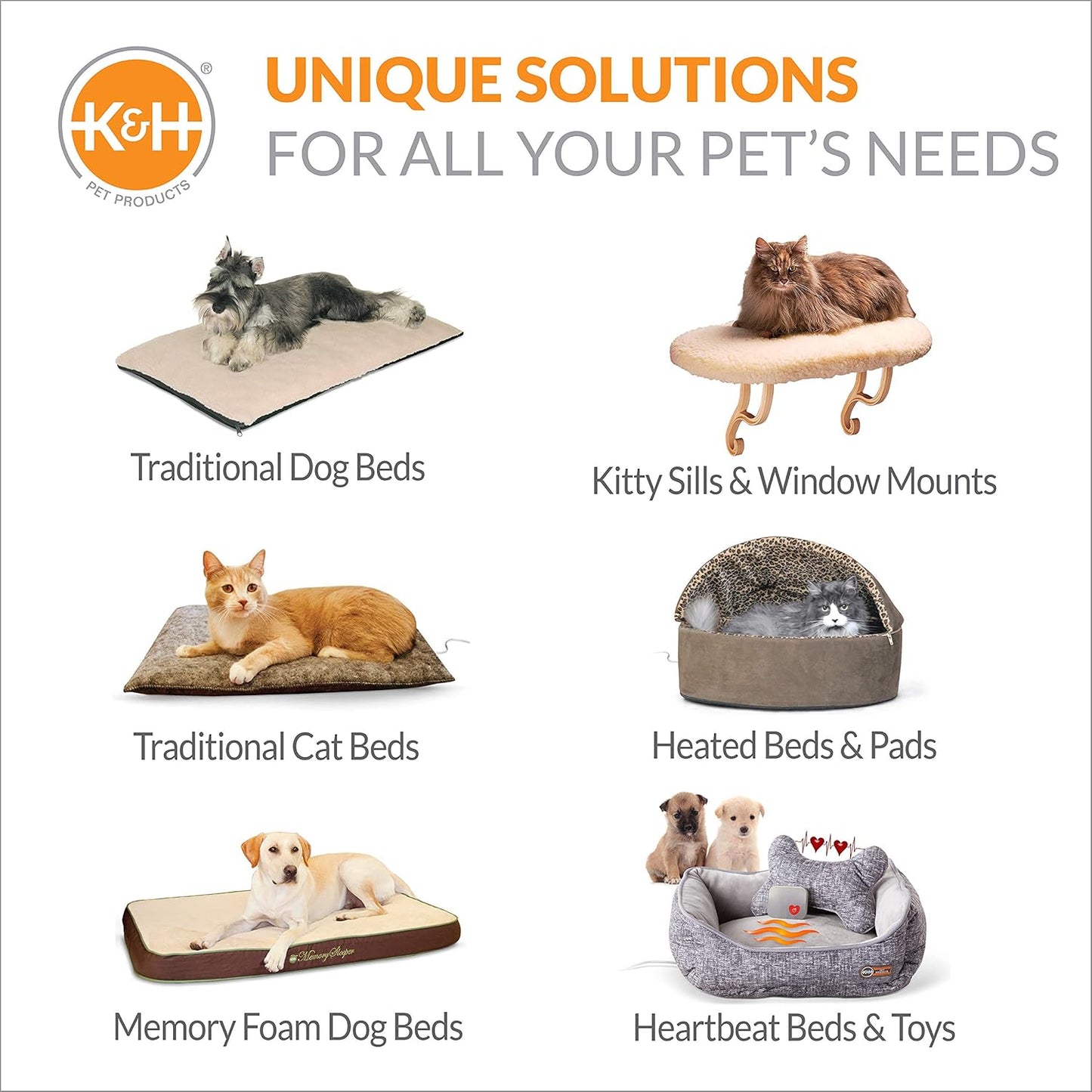 K&H Pet Products Unheated Kitty Mod Dream Pod Cat Bed for Large Cats or Small Dogs, Indoor Covered Privacy Cave, Collapsible, Easy Clean Washable Cushion - Unheated Round 22in Gray/Black