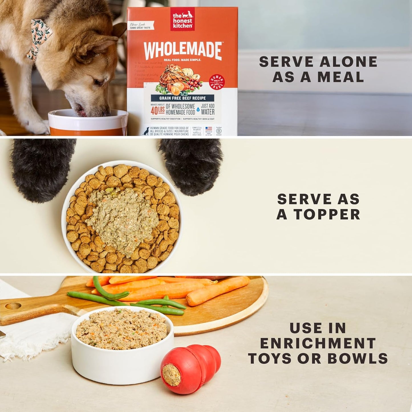 The Honest Kitchen Wholemade™ Grain Free Fish Dog Food, 10 lb Box