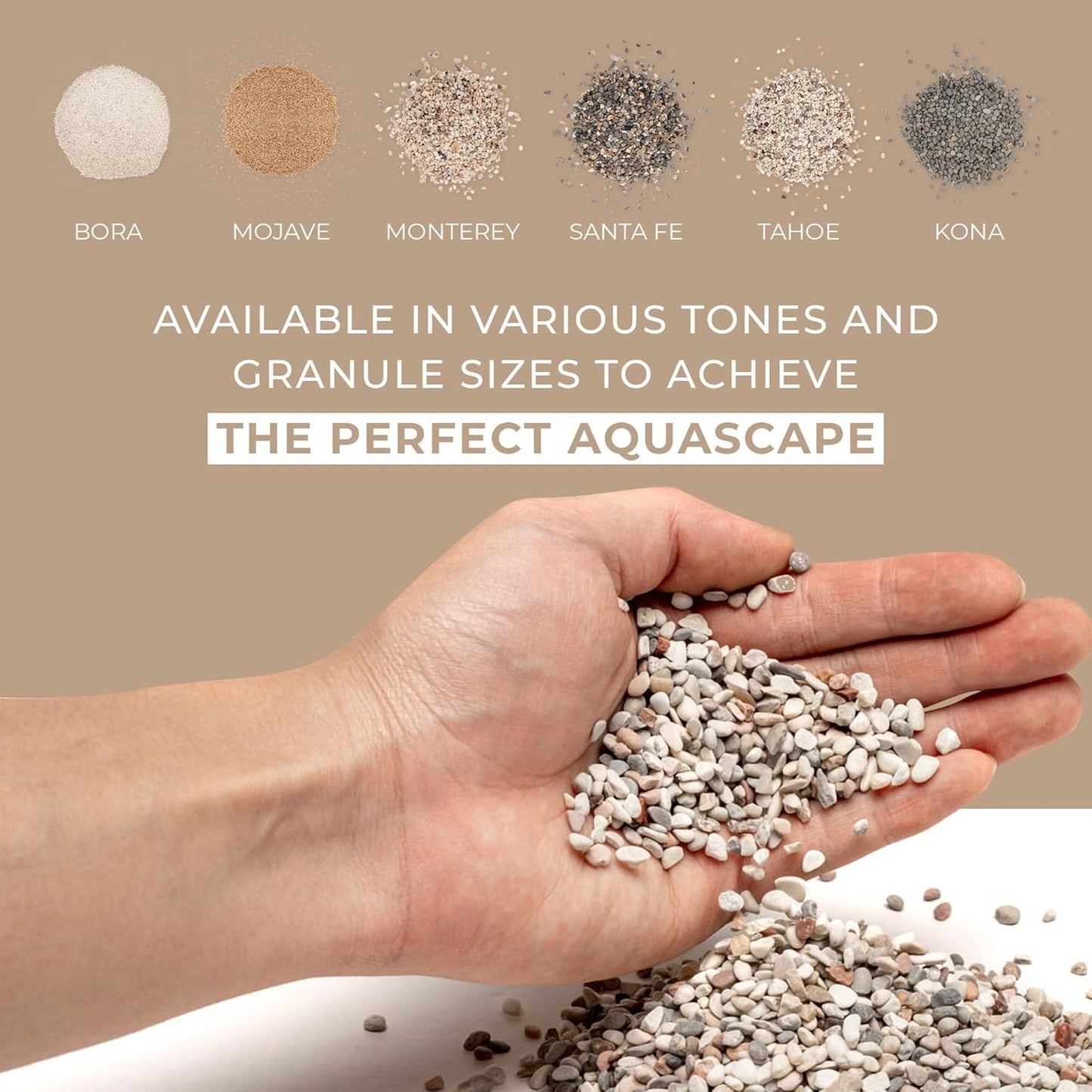 Ultum Nature Systems Controsand Tahoe Aquarium Sand (3L) - Freshwater Tank Substrate for Live Shrimp & Planted Aquariums