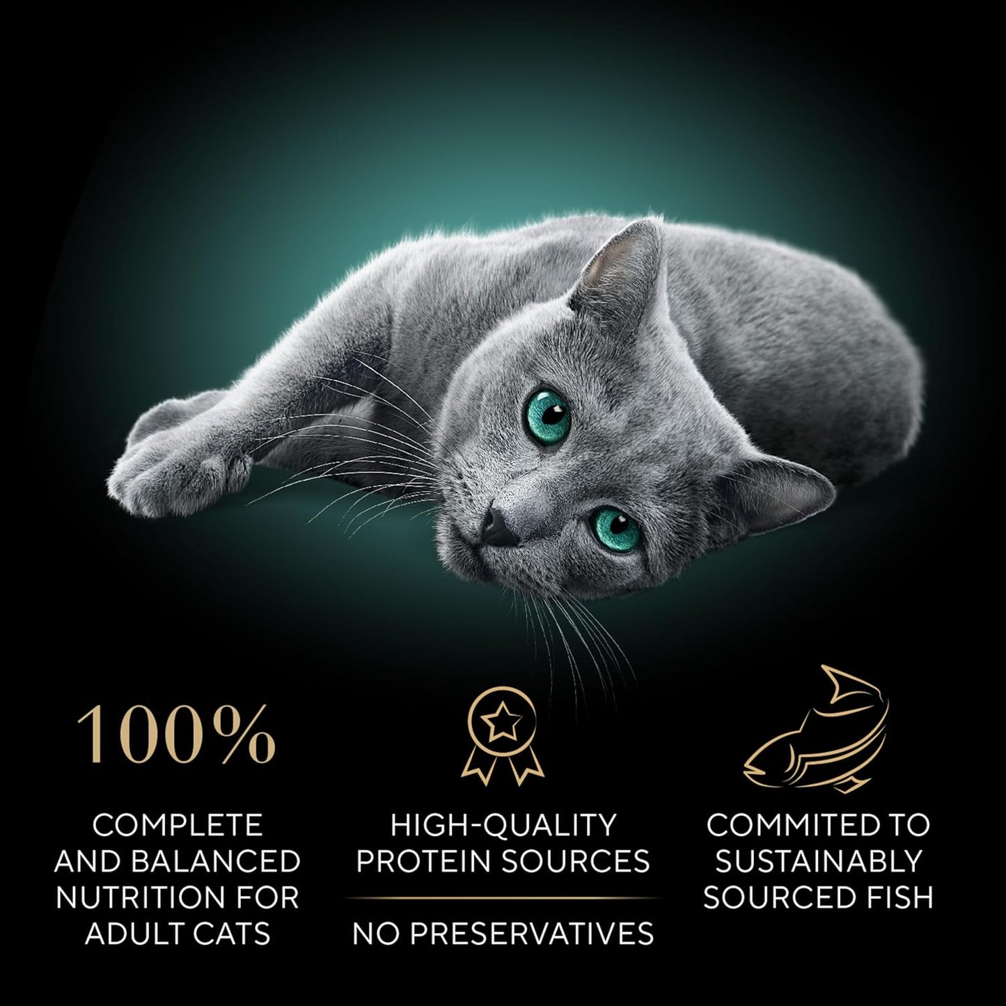 Sheba Perfect Portions Wet Cat Food Cuts in Gravy Variety Pack, Roasted Chicken Entree, with Sustainable Salmon, 2.6 oz. Twin-Pack Trays (18 Count, 36 Servings) (Pack of 2)