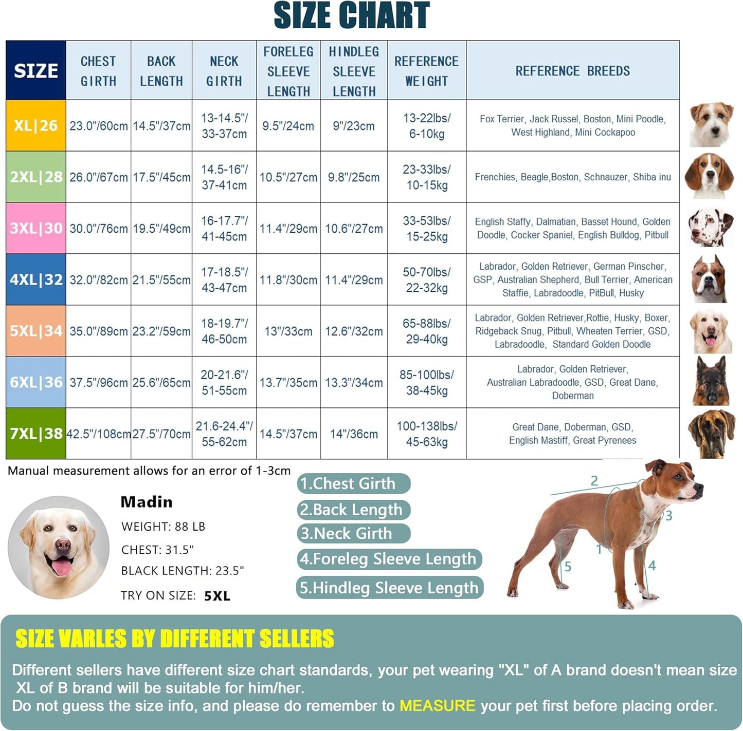 Yeapeeto Dog Onesie Surgery Recovery Suit for Large Medium Bodysuit Dogs Pajamas PJS Full Body for Shedding, Prevent Licking, Wound Protection, Cone Alternative… (Red Pink, 7X-Large (Pack of 1))