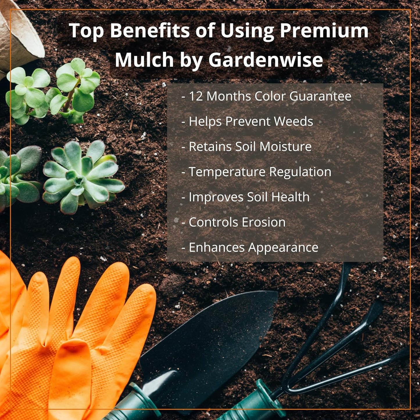 Premium Black Wood Mulch for Landscaping, Gardens, Lawns, Potting Media, and Potted Plants (2 CF - 56 L - 59 QTS)